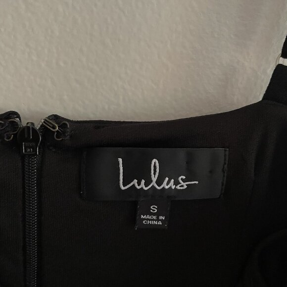 Lulus Women S Black Sleeveless Every Time We Touch Fringe Bodycon Mini Dress - Picture 8 of 12